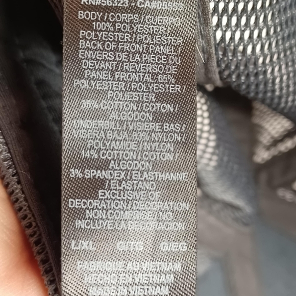 Nike Golf Embroidered Swoosh Logo RZN Vapor Patch Grey Mesh Back Trucker Hat L/X - Picture 9 of 9